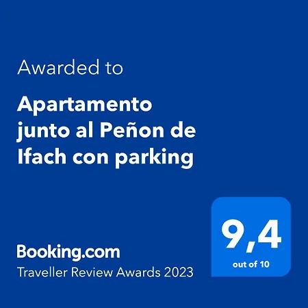 Junto Al Penon De Ifach Con Parking